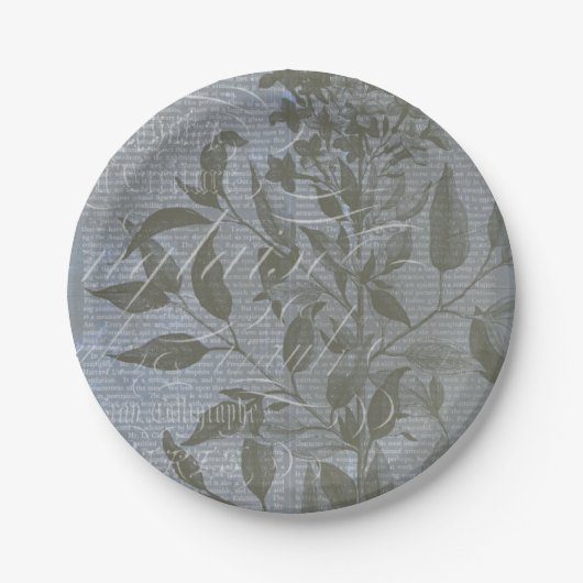 Fleur de Bleu I Papieren Bordje (Voorkant)