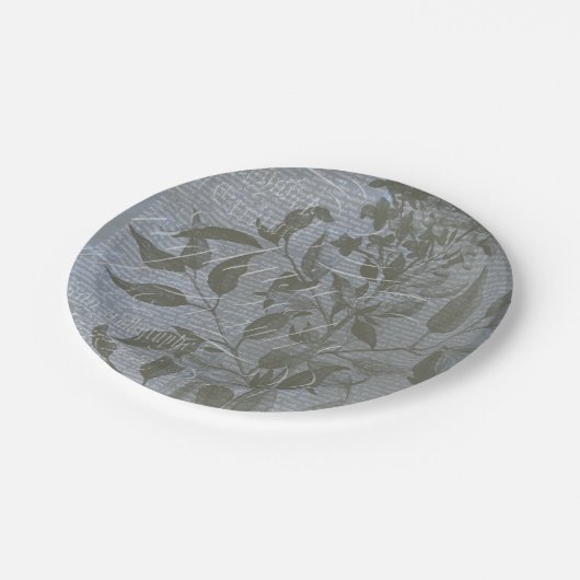 Fleur de Bleu I Papieren Bordje (Gekanteld)