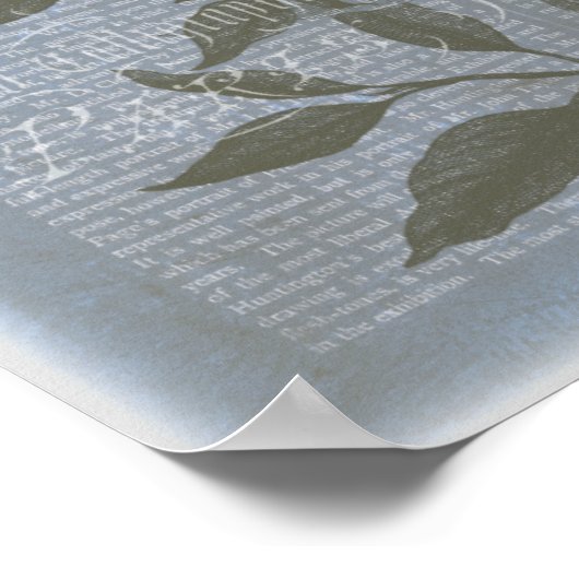 Fleur de Bleu I Poster (Hoek)