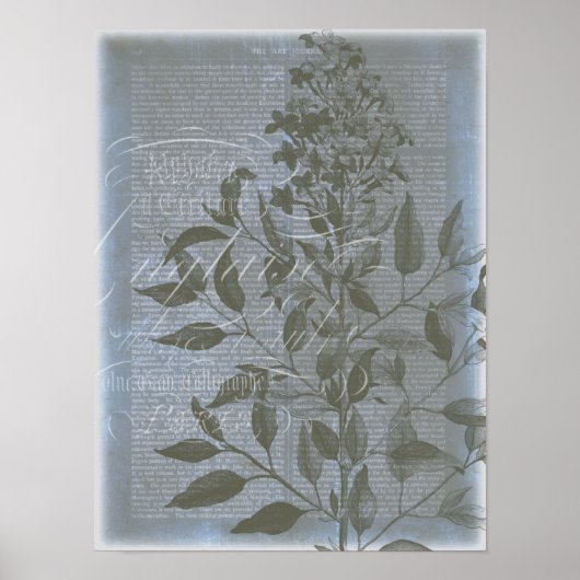 Fleur de Bleu I Poster (Voorkant)