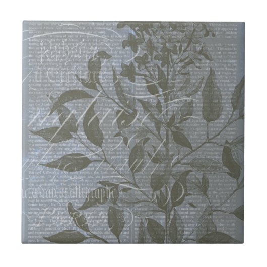 Fleur de Bleu I Tegeltje (Voorkant)