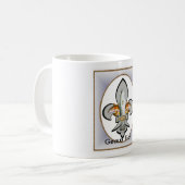 Fleur de Geaux Fish Koffiemok (Voorkant links)