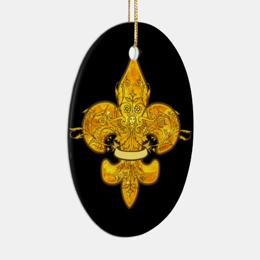 Fleur de Guardian Keramisch Ornament (Rechts)