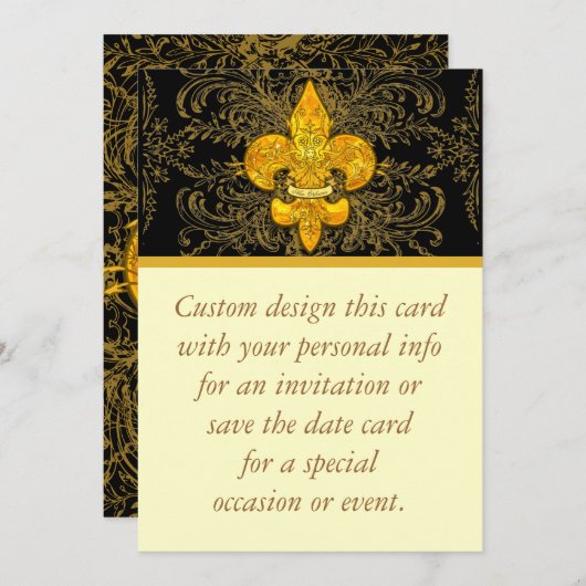 Fleur de Guardian Save The Date (Voorkant / Achterkant)