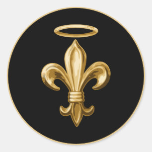 Fleur de Halo Ronde Sticker