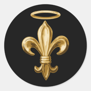 Fleur de Halo Ronde Sticker