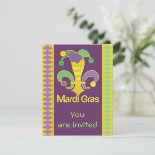 Fleur de Jester Kaart (Staand voorkant)