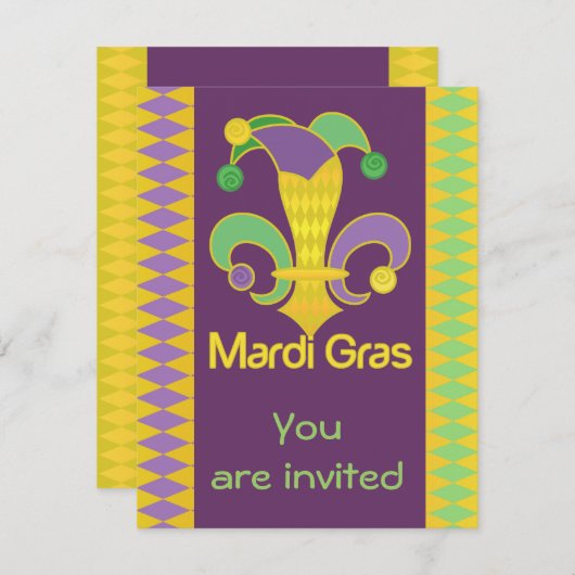 Fleur de Jester Kaart (Voorkant / Achterkant)