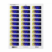 Fleur de Lei Aangepaste Adresetiketten Etiket (Full Sheet)