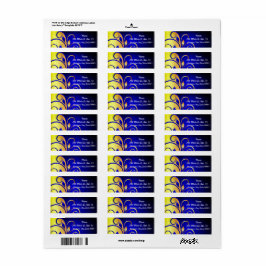 Fleur de Lei Aangepaste Adresetiketten Etiket