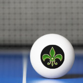 Fleur de Lis3 met aangepast tekstgebied Pingpong B Pingpongbal (Net)