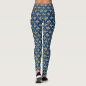 Fleur De Lis 2-Pop Mode Leggings (Achterkant)