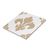 Fleur De Lis 2 Sand Tegeltje (Zijkant)