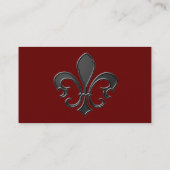 Fleur de Lis 2 Visitekaartje (Achterkant)