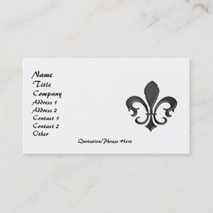 Fleur de Lis 2 Visitekaartje