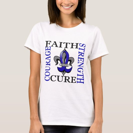 Fleur De Lis 3 Artritis T-shirt (Voorkant)