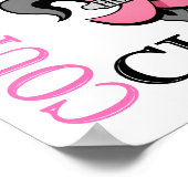 Fleur De Lis 3 Borstkanker Poster (Hoek)