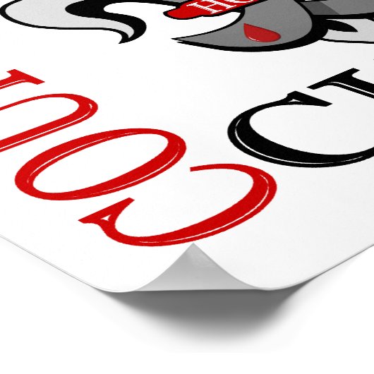 Fleur De Lis 3 Diabetes Poster (Hoek)