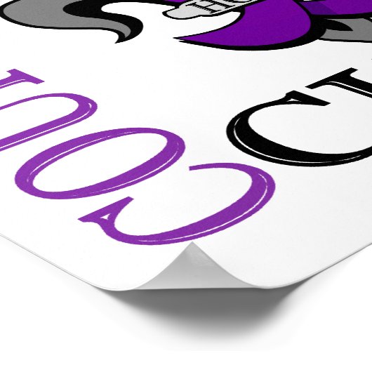 Fleur De Lis 3 Epilepsy Poster (Hoek)