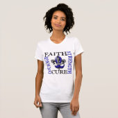 Fleur De Lis 3 Huntington-ziekte T-shirt (Voorkant volledig)