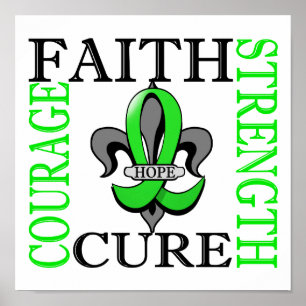 Fleur De Lis 3 Non-Hodgkin lymfoom Poster