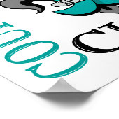 Fleur De Lis 3 Ovariumkanker Poster (Hoek)