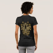 Fleur de lis 4 Design om te kiezen uit T-shirt (Achterkant volledig)