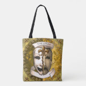 Fleur De Lis Acteur Maskers Tote Bag (Achterkant)