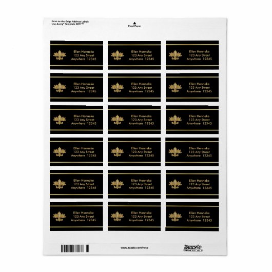 Fleur De Lis Antiek Gold Etiket (Full Sheet)