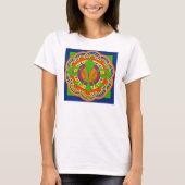 Fleur De Lis Art Deco T-shirt (Voorkant)