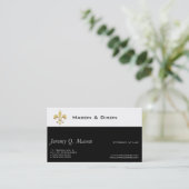 Fleur De Lis/Attorney Visitekaartje (Staand voorkant)