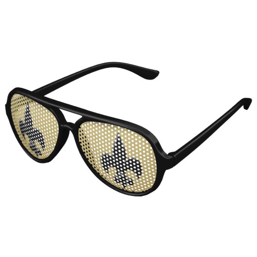 Fleur De Lis Aviator Zonnebril (Gekanteld)