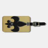Fleur De Lis Bagagelabel (Voorkant horizontaal)