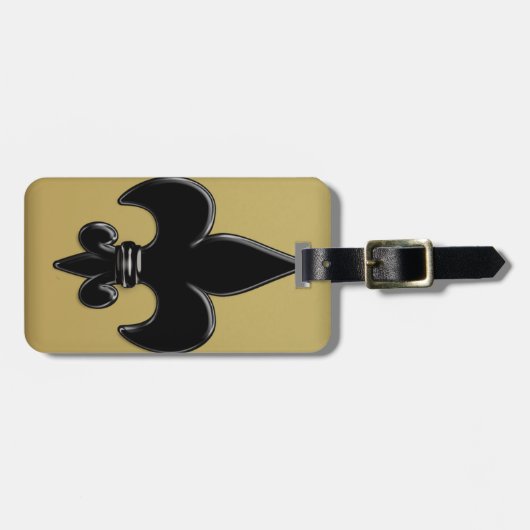 Fleur De Lis Bagagelabel (Voorkant horizontaal)