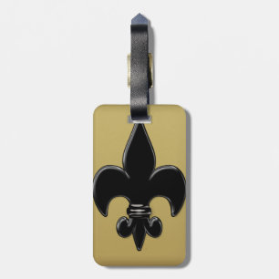Fleur De Lis Bagagelabel