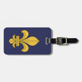 Fleur-de-lis Bagagelabel