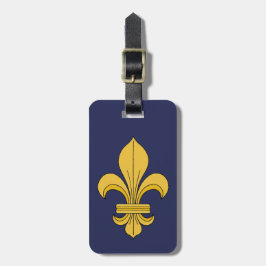 Fleur-de-lis Bagagelabel