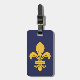 Fleur-de-lis Bagagelabel