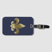 Fleur de Lis Bagagelabel (Voorkant (horizontaal))