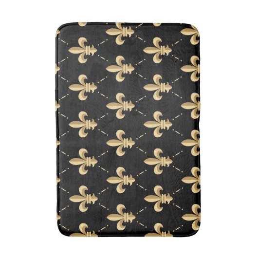 Fleur De Lis Bath Mat (Voorkant Verticaal)