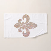 Fleur De Lis Bathroom Sprakle Bad Handdoek (Handdoek)