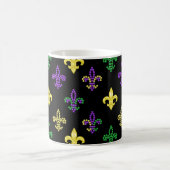 Fleur de Lis Beads - Black Coffee Mok (Center)