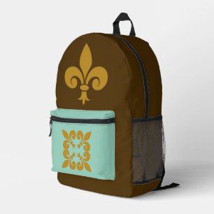 Fleur de Lis Bedrukte Rugzak