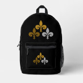 Fleur de Lis Bedrukte Rugzak (Voorkant)