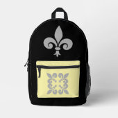 Fleur de Lis Bedrukte Rugzak (Voorkant)