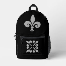 Fleur de Lis Bedrukte Rugzak