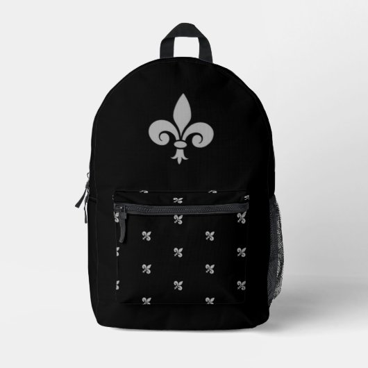 Fleur de Lis Bedrukte Rugzak (Voorkant)