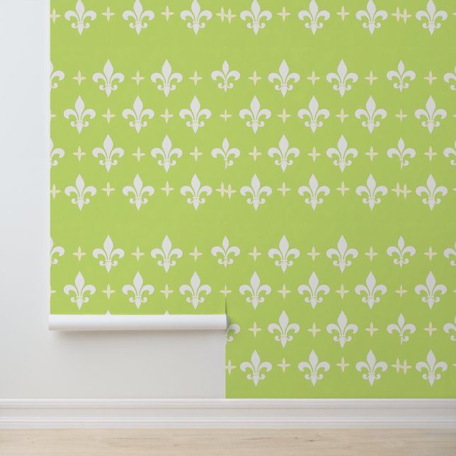 fleur de lis behang (Applicatie)