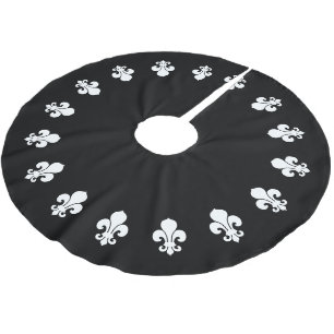 Fleur De Lis Black Kerstboom Rok