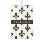 Fleur de Lis, Black on White, Black, Your Name Luchtverfrisser (Achterkant)
